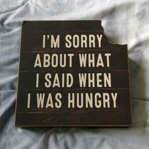 MainStays Art sign Hungry